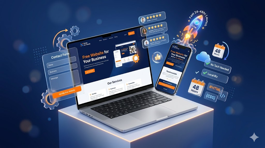 Example website preview